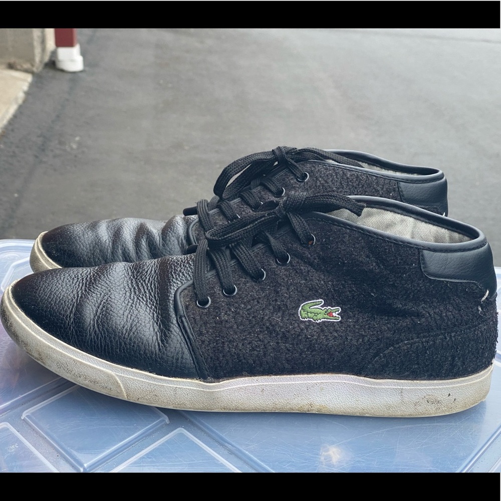 Lacoste Benoit Spm Chukka Black Gray Sneakers